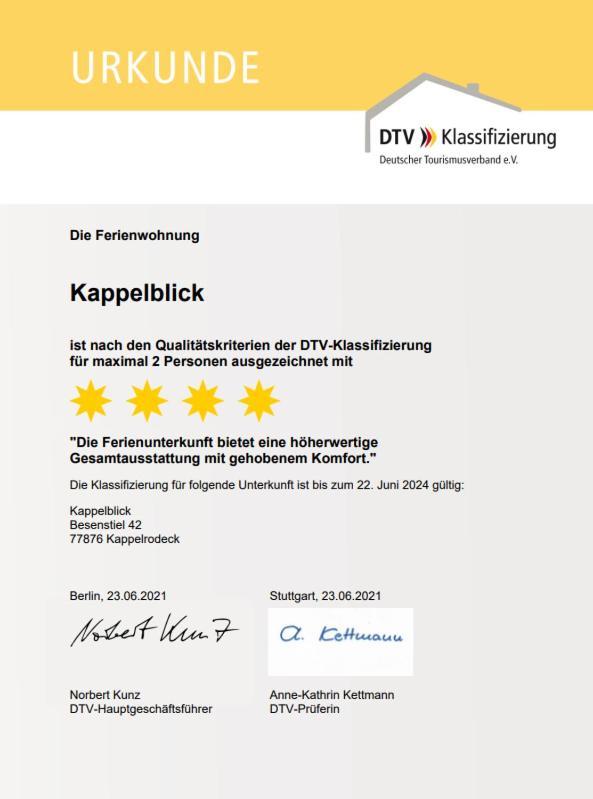 Ferienwohnung Kappelblick Kappelrodeck Esterno foto